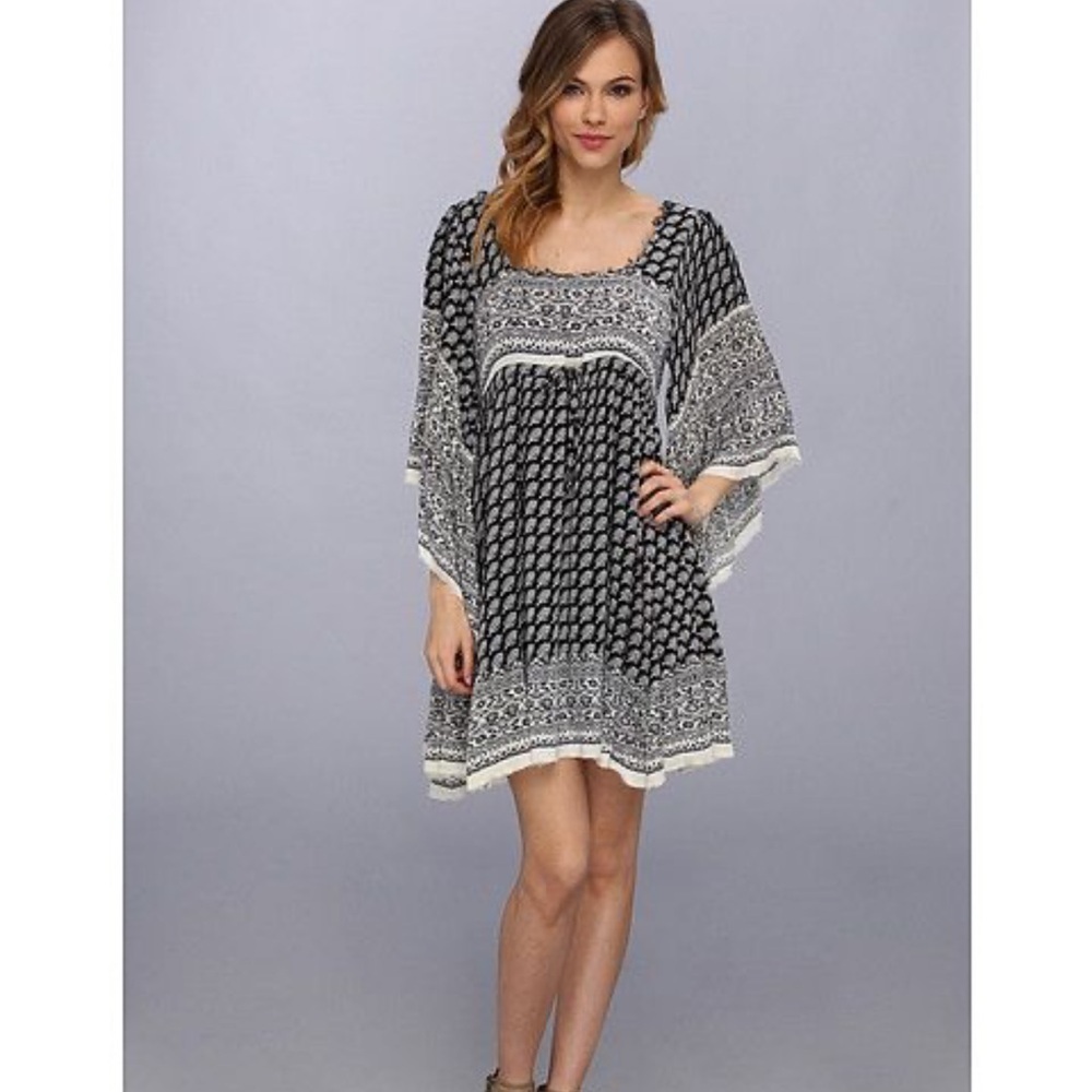 Free People Heart of Gold Boho Mini Dress - Picture 2 of 9
